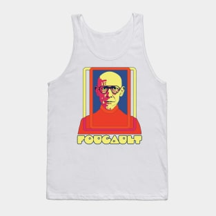 Michel Foucault -- Retro 70s Style Tank Top